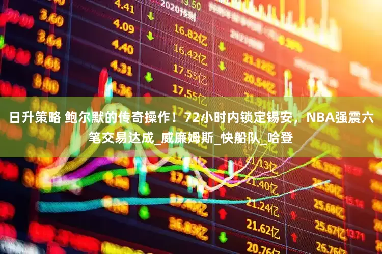 日升策略 鲍尔默的传奇操作！72小时内锁定锡安，NBA强震六笔交易达成_威廉姆斯_快船队_哈登
